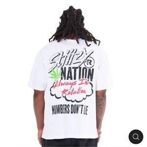 NEW STIIIZY Numbers Don’t Lie White T Shirt Large